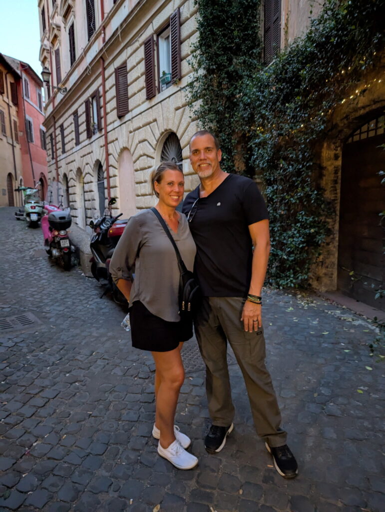 Erin & Anthony in Europe couples travel Italy, Spain