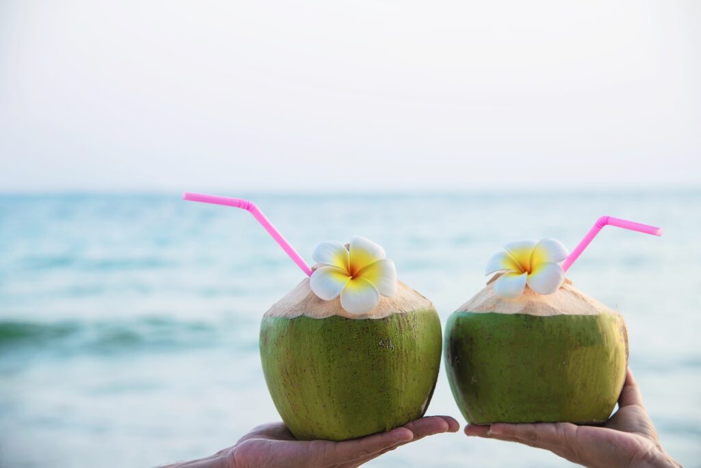 Best Honeymoon Destinations - coconuts image - Erin Howard onceamomalwaysamom.com